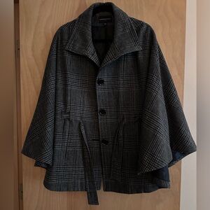 Banana republic wool poncho winter coat Medium